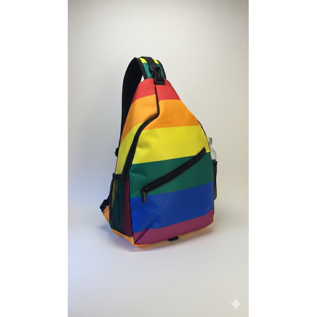 Rainbow Pride Crossbody Sling Bag