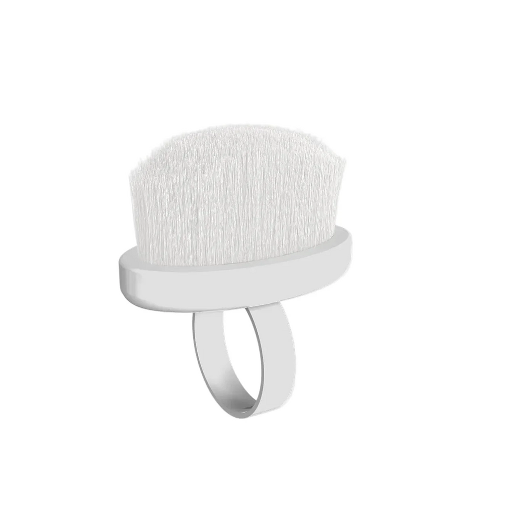 STALEKS - Finger ring manicure brush for dust removal EXPERT 03 mini (10 pcs)- DBE-03-10