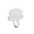 STALEKS - Finger ring manicure brush for dust removal EXPERT 03 mini (10 pcs)- DBE-03-10