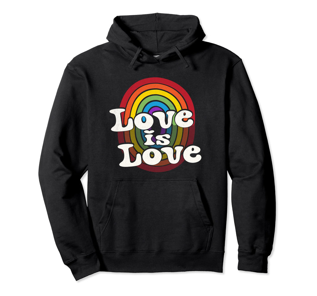 Lgbtq Love Is Love Gay Pride Lgbt Hoodie - Aesthetic Graphic Men Women