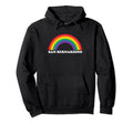 San Bernardino Rainbow Lgbtq Gay Pride Hoodie - Aesthetic Graphic Unisex
