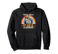 Lesbian Cat Pride Rainbow Lgbtq Hoodie - Graphic Print Unisex