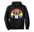 Lgbtq Beagle Dog Rainbow Love Pride Hoodie - Novelty Apparel for Adults