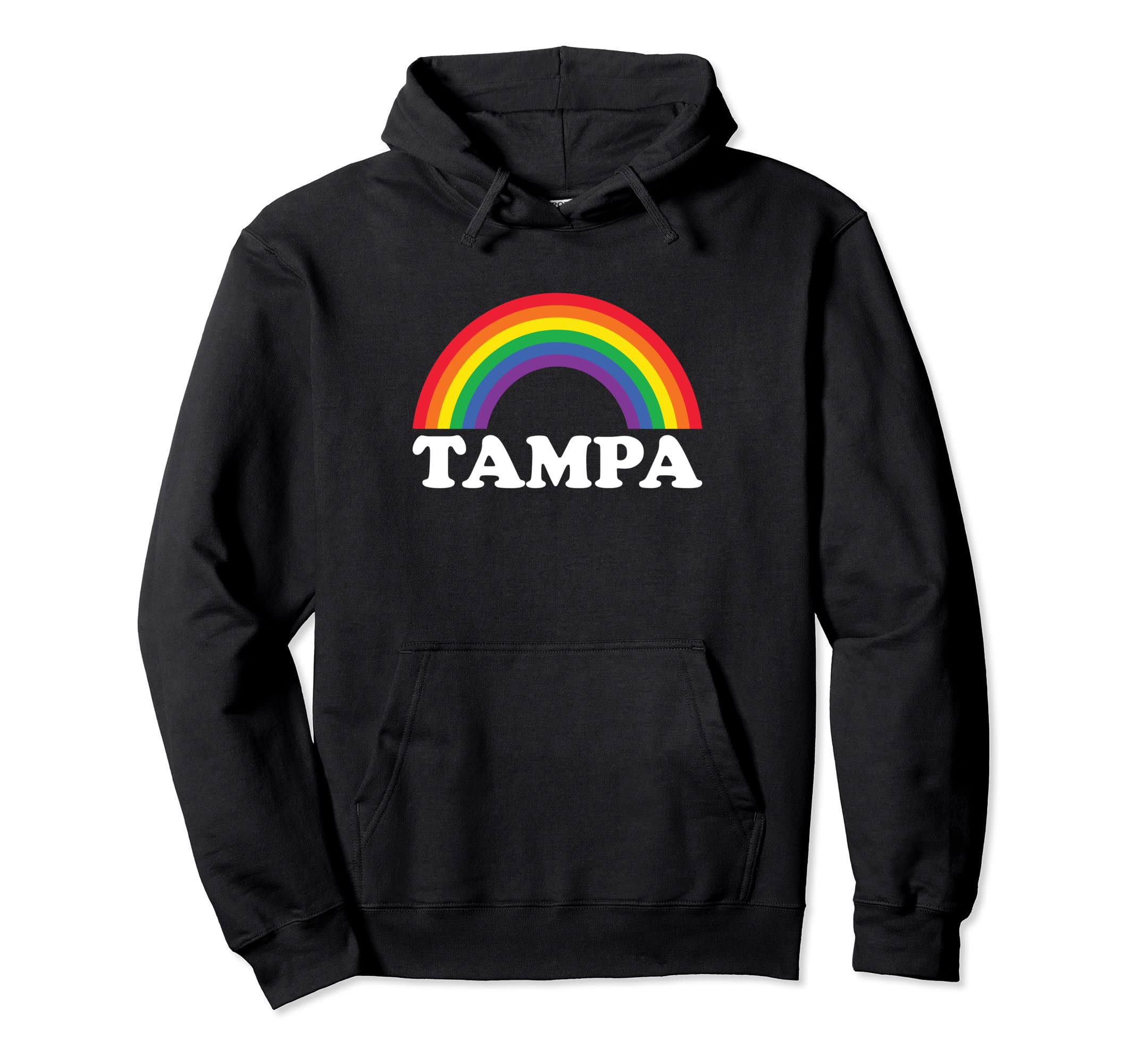Tampa Rainbow Lgbtq Gay Pride Lesbians Hoodie - Minimalist Print Men Women