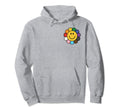 Trans Lgbtq Subtle Pride Ally Smile Face Hoodie - Trendy Graphic Men Women