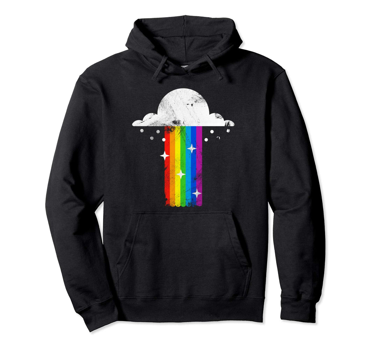 Rainbow 80S Lgbt Lgbtq Gay Pride Gift Hoodie - Streetwear Style Unisex