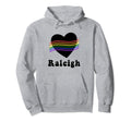 Raleigh Lgbtq Gay Pride Groovy North Hoodie - Trendy Graphic for Adults