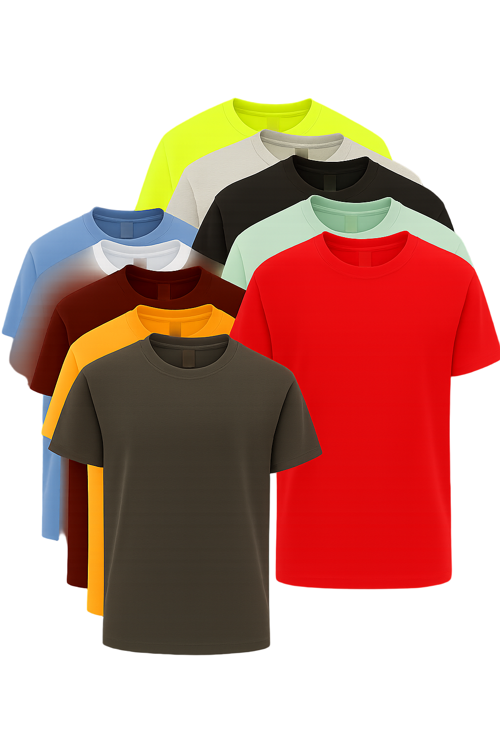 Blankify--3 pack Extra Soft Medium Weight Short Sleeve T-Shirts