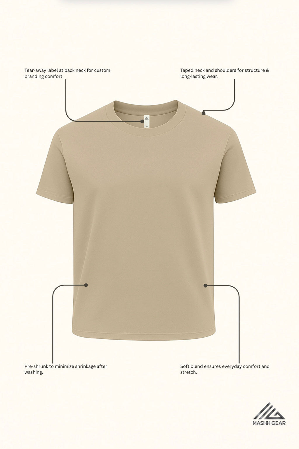 Blankify--3 pack Extra Soft Medium Weight Short Sleeve T-Shirts