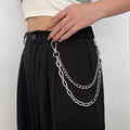 Hip Hop Metal Chain Multi-layer Waist Chain