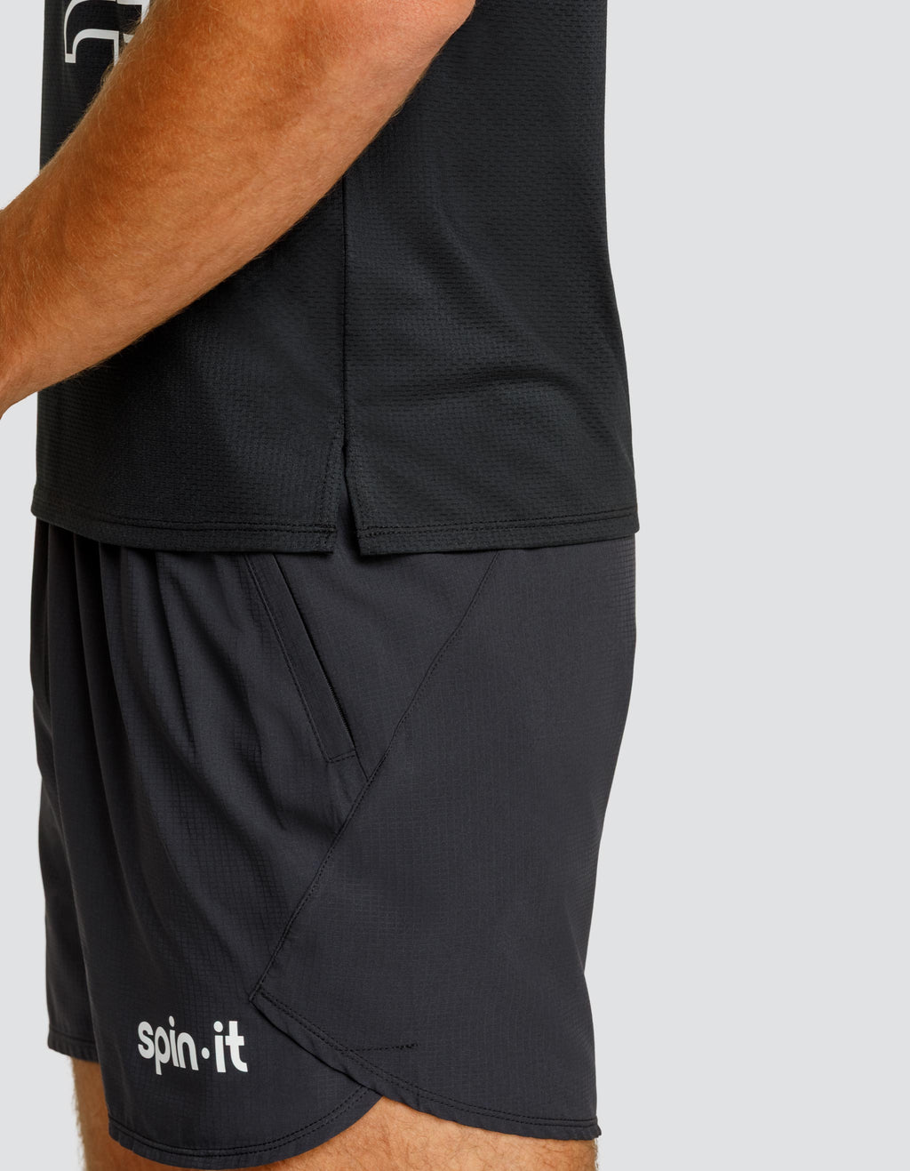 JOSH MUSCLE TANK - ONYX BLACK LOGO