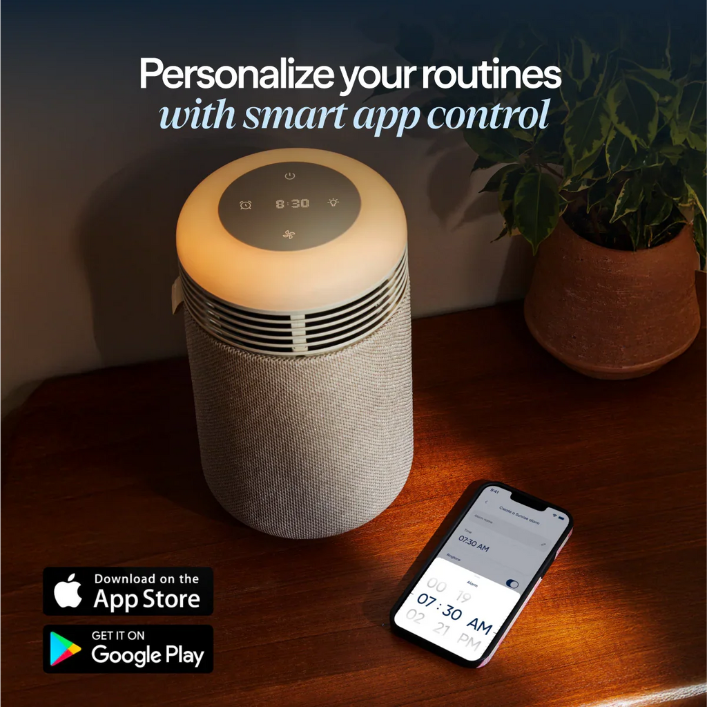 Blueair - Mini Restful, Purifier Sunrise Clock - Set