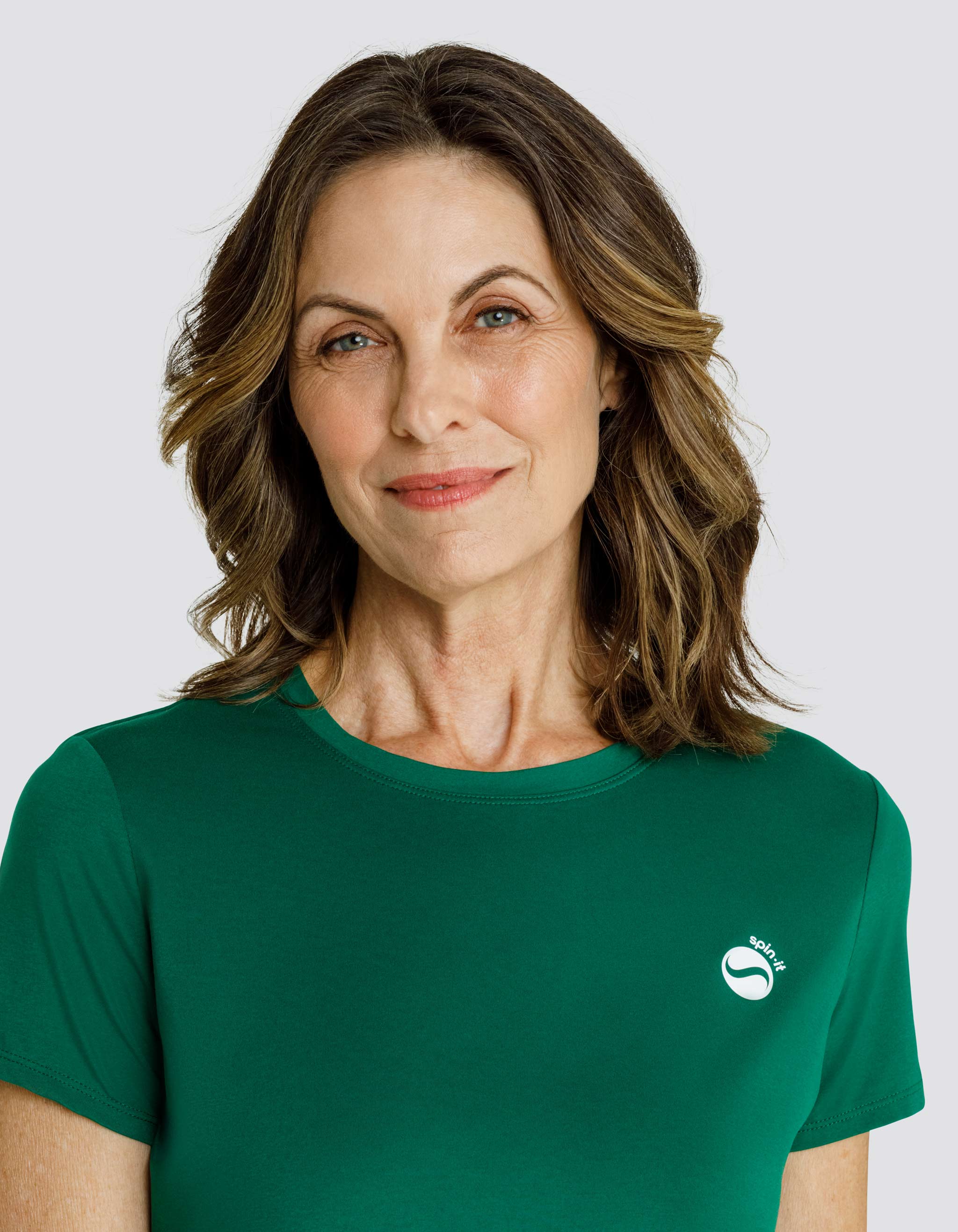 BIJOU BOXY SHORT SLEEVE TOP - FERN GREEN