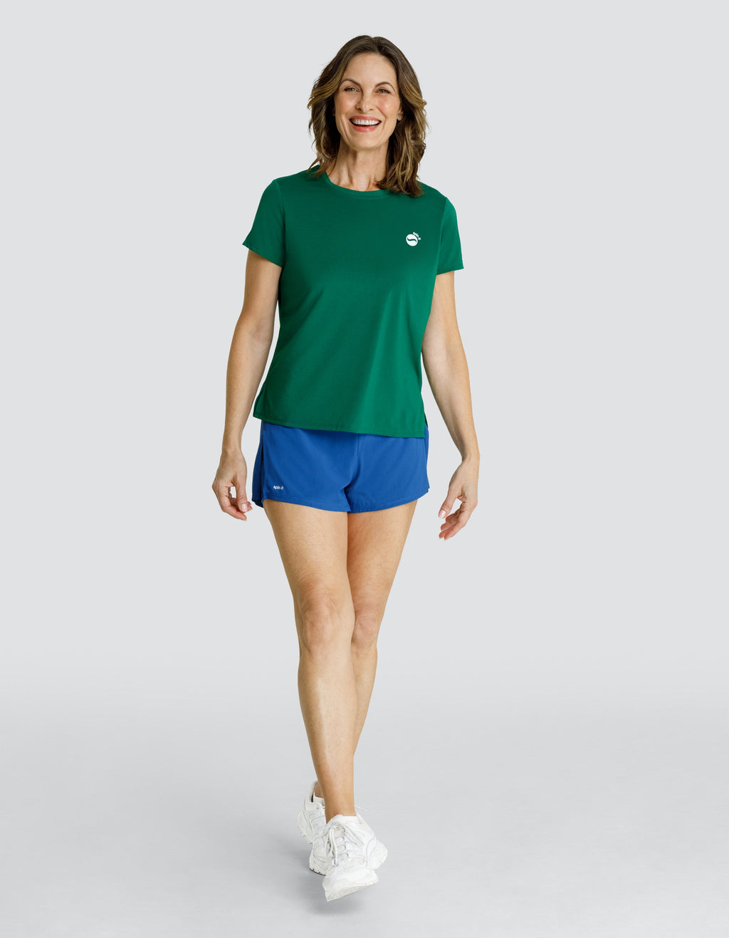 BIJOU BOXY SHORT SLEEVE TOP - FERN GREEN
