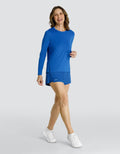 FRIDAY LONG SLEEVE TOP - MONACO BLUE