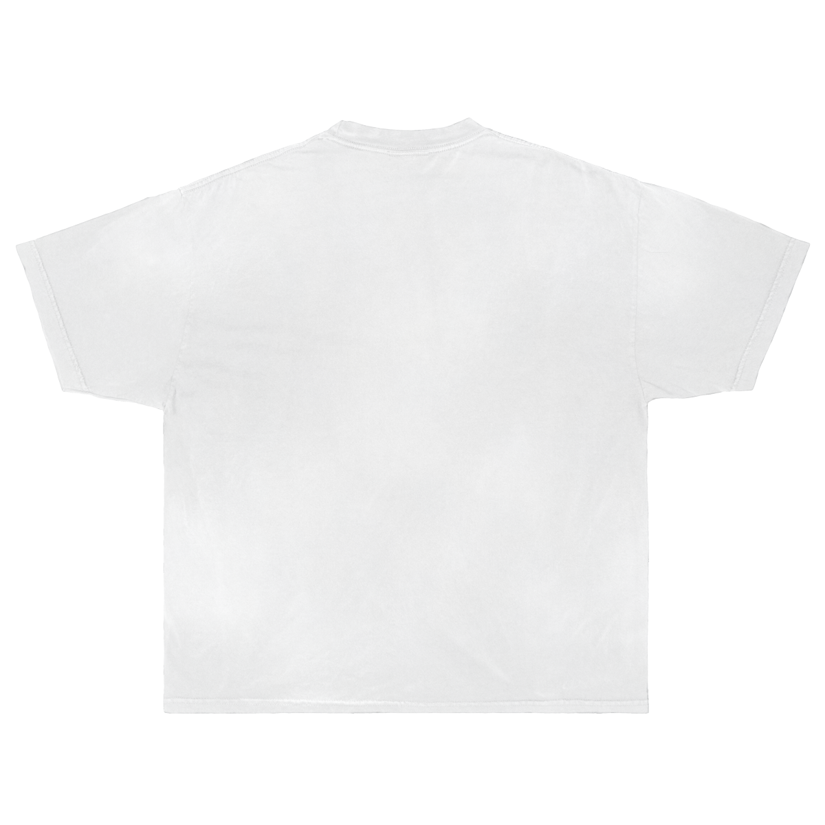 Saint Streetwear Tee White Cotton DTG Print Distressed Graphic True To Size