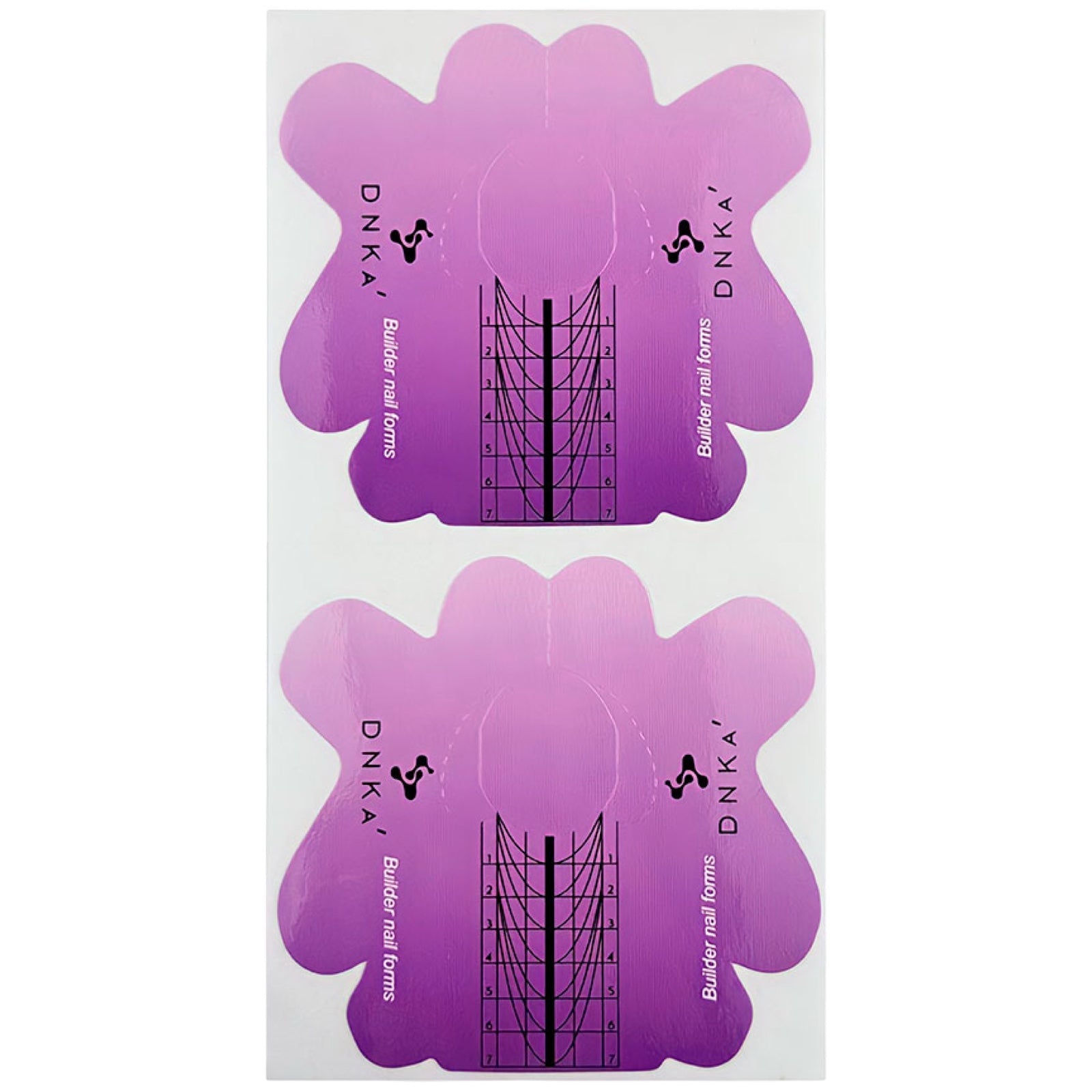 DNKa - Paper Builder Nail Forms Short, 100pcs / 500pcs