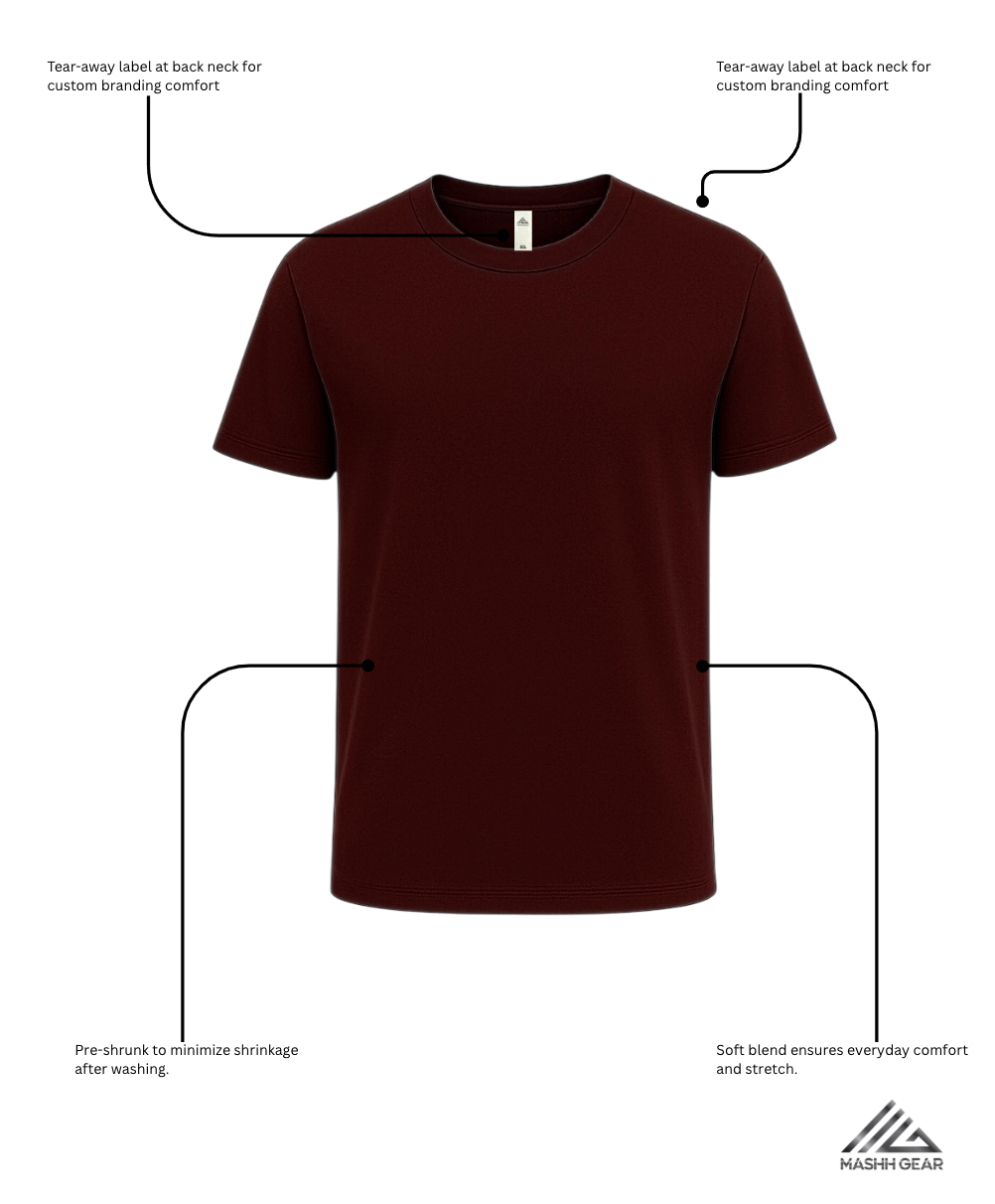 Blankify--3 pack Extra Soft Medium Weight Short Sleeve T-Shirts